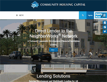 Tablet Screenshot of communityhousingcapital.org